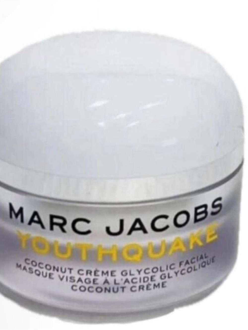 Marc Jacobs Youthquake Coconut Crème Glycolic Facial Glow Mask, NWOB